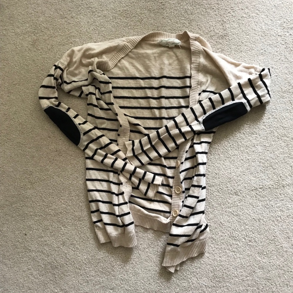Striped cardigan